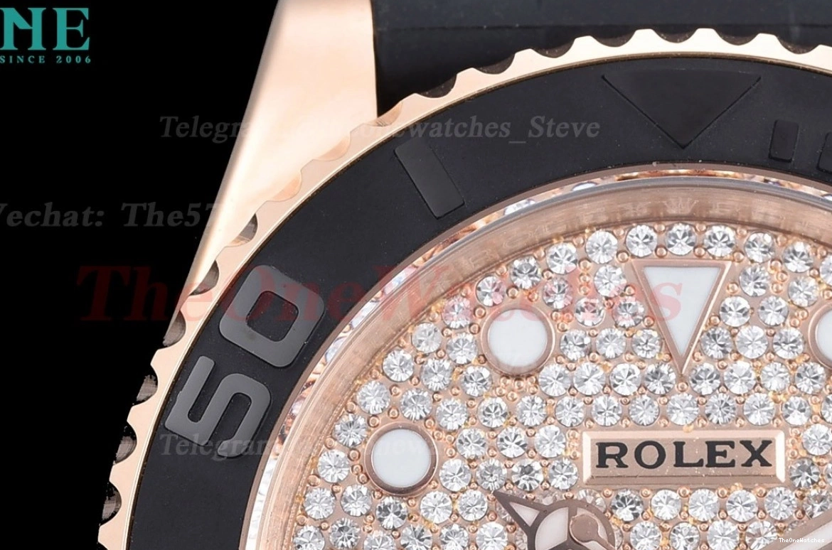 Diamond 126655 MY8215 GDF Dot Yacht-Master SS RG 40mm 0304